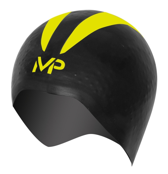 Шапочка для плавания X-O (M; black/yellow)